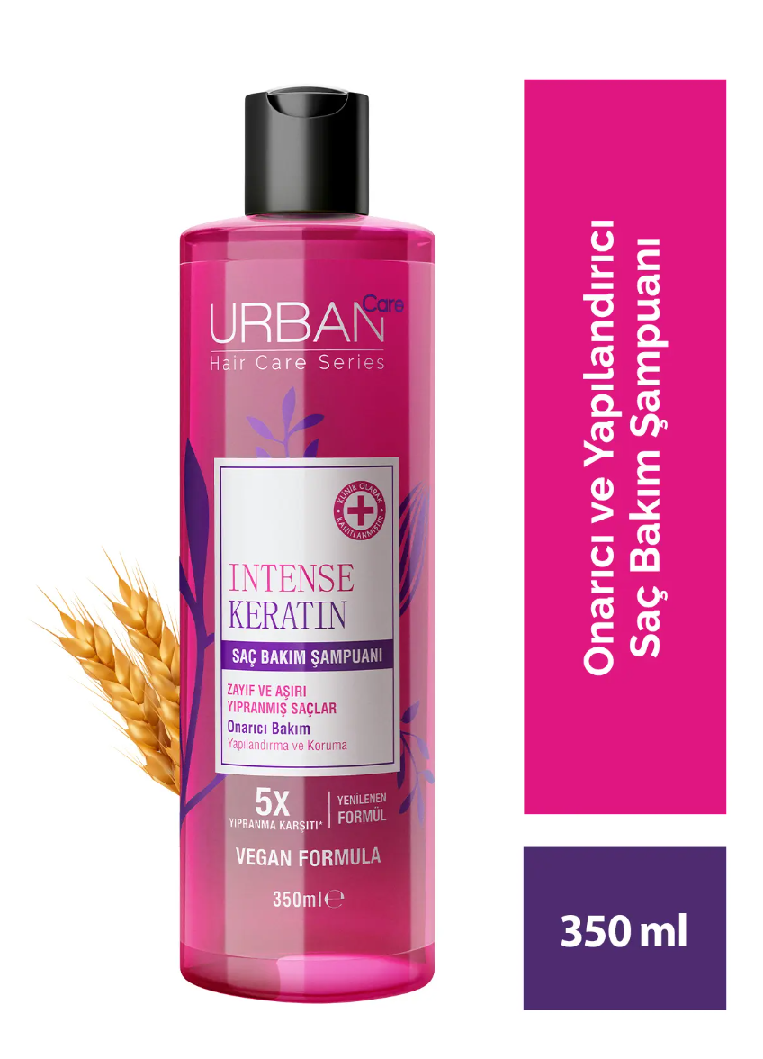 Urban Care Intense Keratin Yoğun Hasar Onarıcı Saç Bakım Şampuanı 350 ml