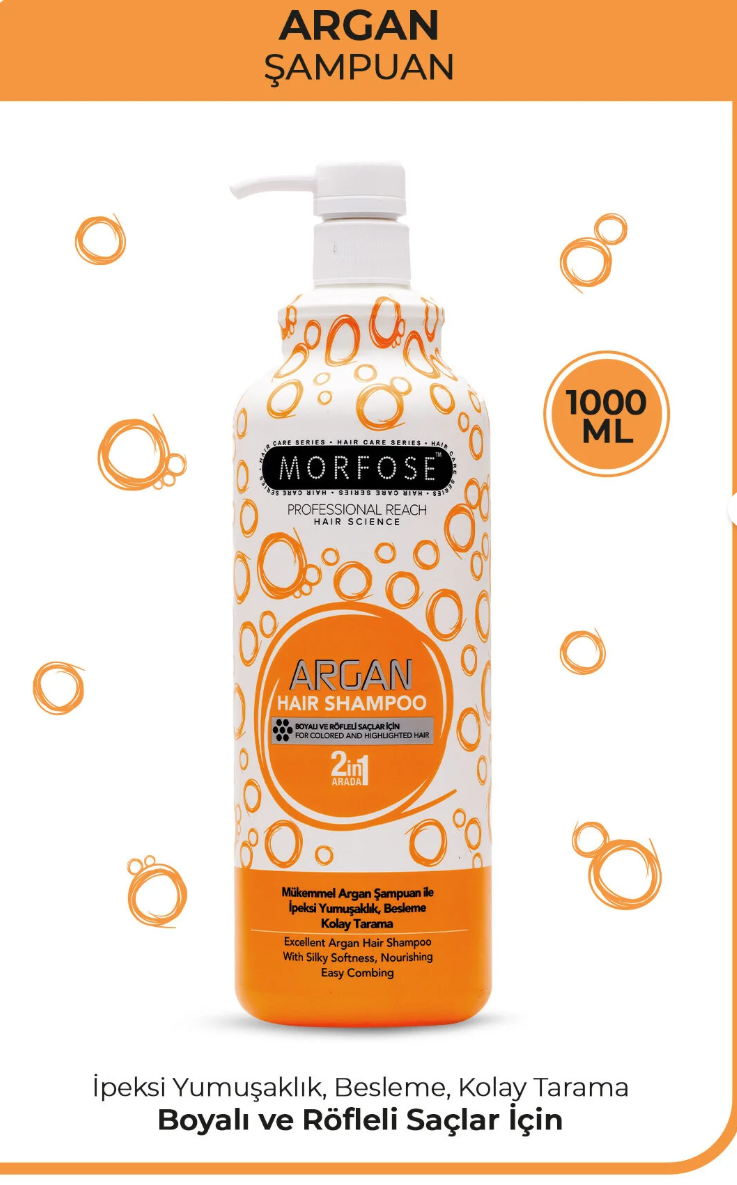 Morfose Argan İçerikli Şampuan 1000 ml