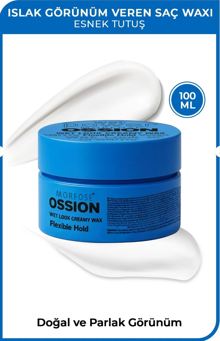 Morfose Ossion İslak Görünüm Veren Saç Waxı 100 ml