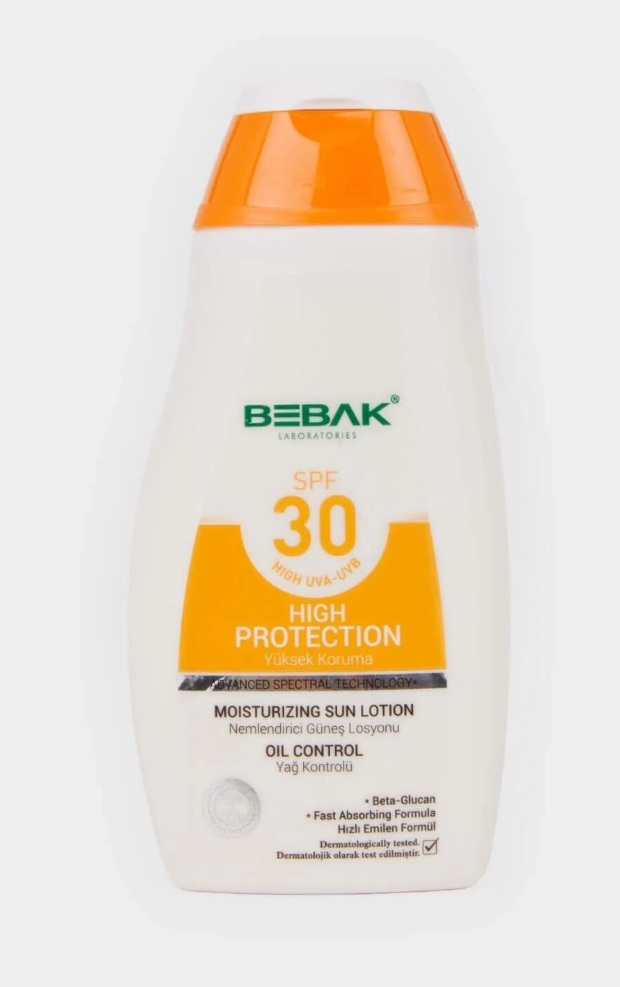 Bebak Nemlendiricili Güneş Losyonu Spf + 30 200 ML