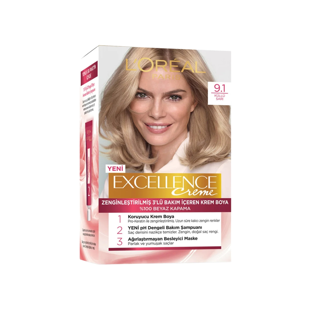 L'Oréal Paris Excellence Creme Saç Boyası Küllü Sarı 9.1