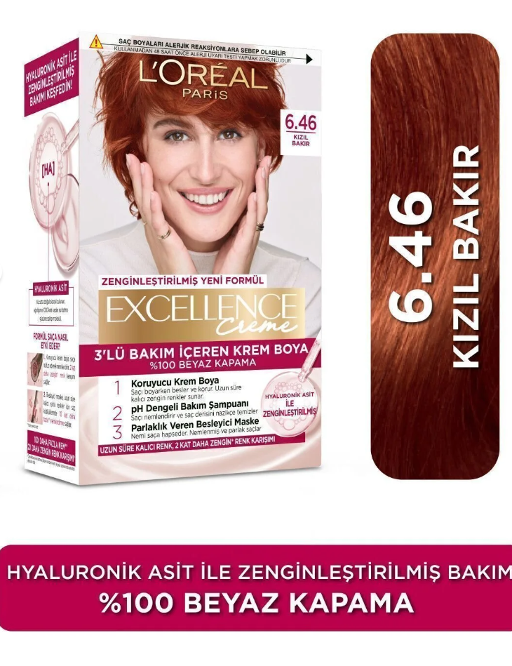 LOREAL PARİS EXCELLENCE KIZIL BAKIR 6-46