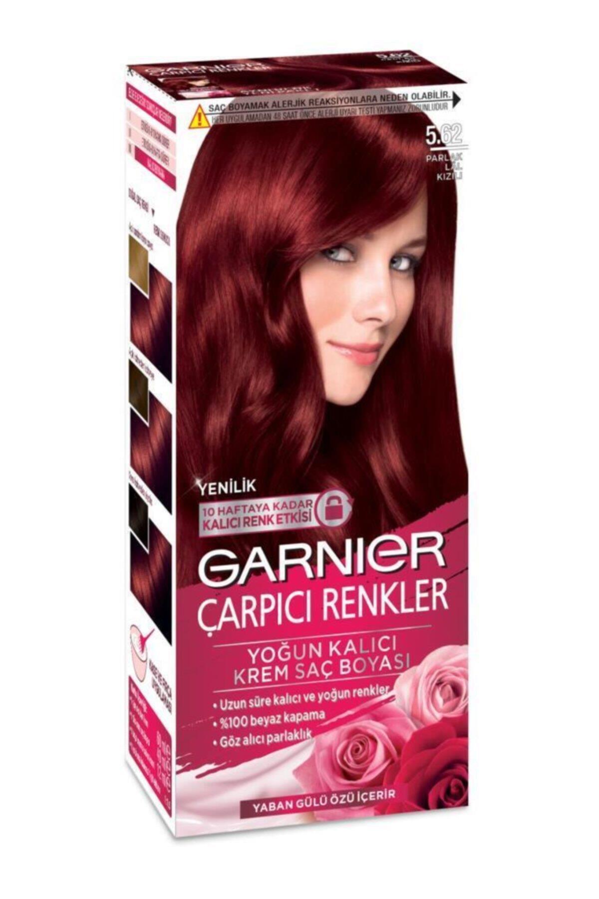 Garnier Çarpıcı Renkler Saç Boyası Parlak Lal Kızılı 5.62