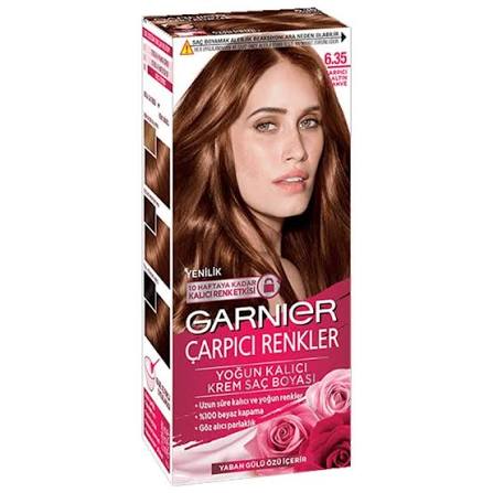 Garnier Çarpıcı Renkler 6.35 Çarpıcı Altın Kahve Saç Boyası