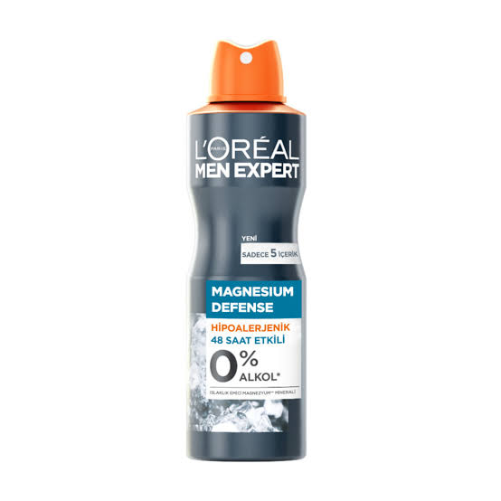 L'Oreal Paris Men Expert Magnesium Defense Sprey Deodorant 150 ml