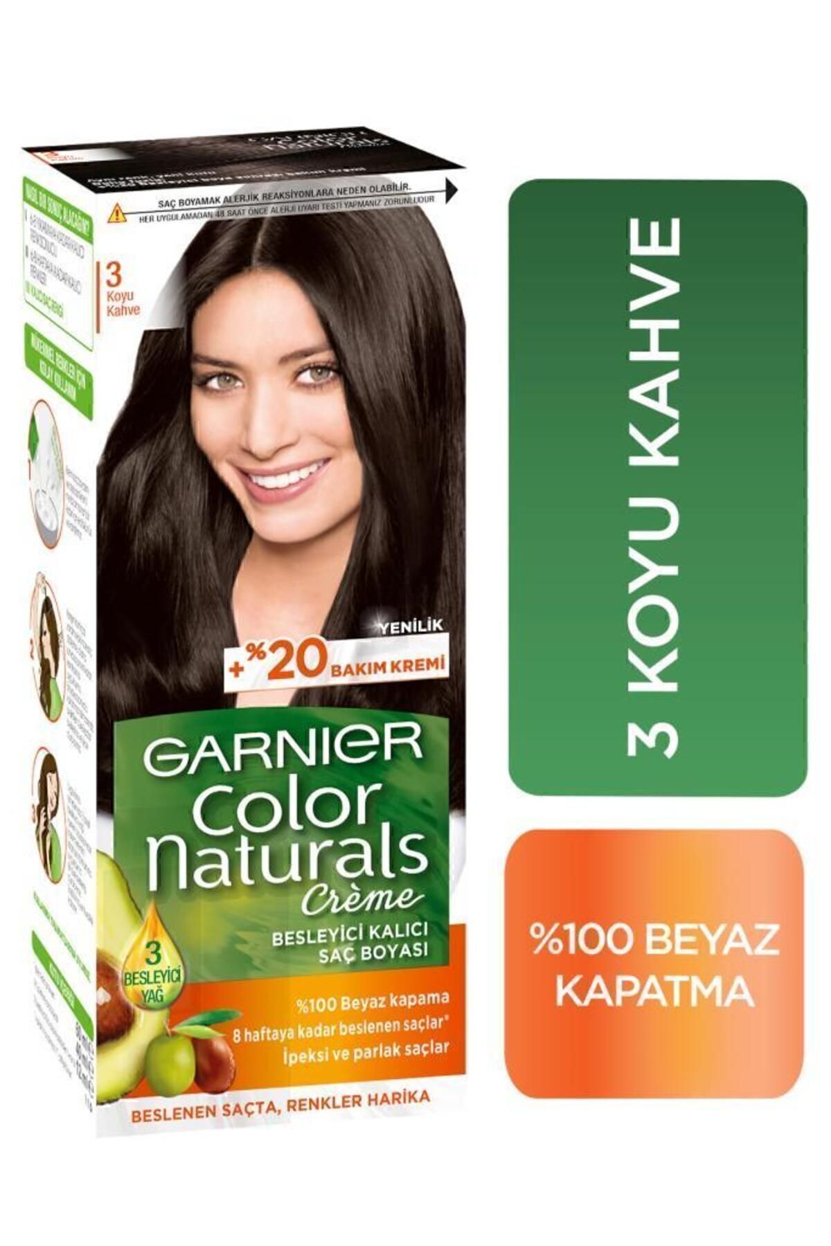 Garnier Color Naturals 3 Koyu Kahve