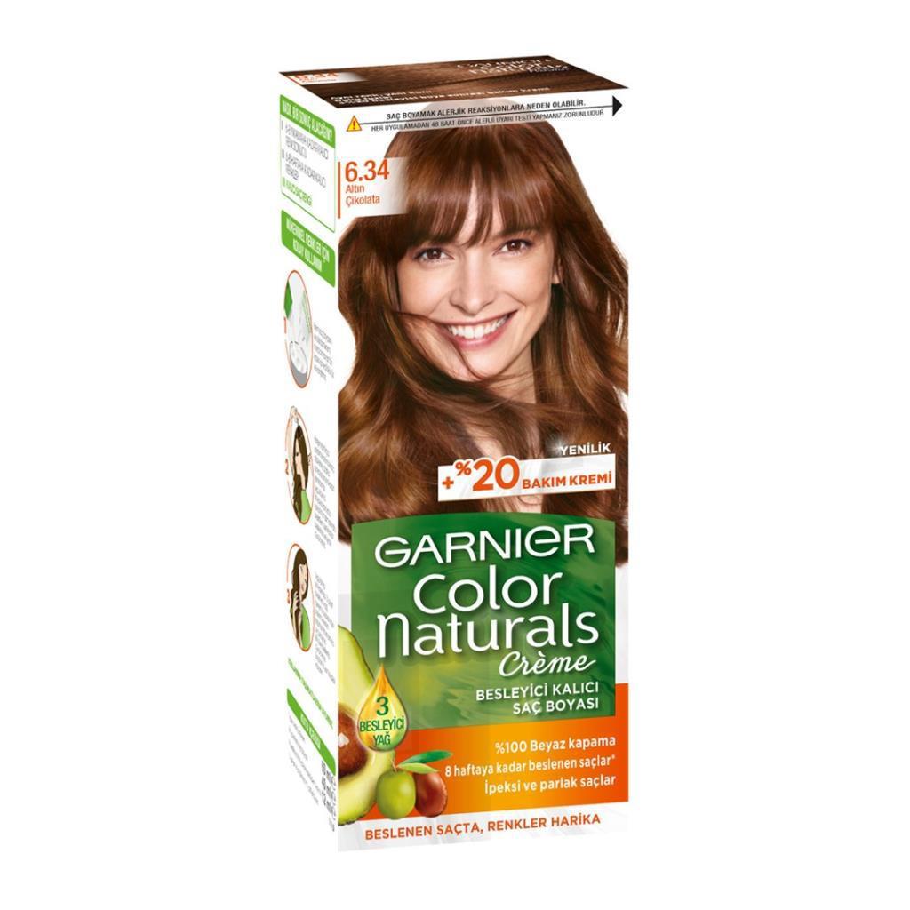 Garnier Color Naturals Krem Saç Boyası 6.34