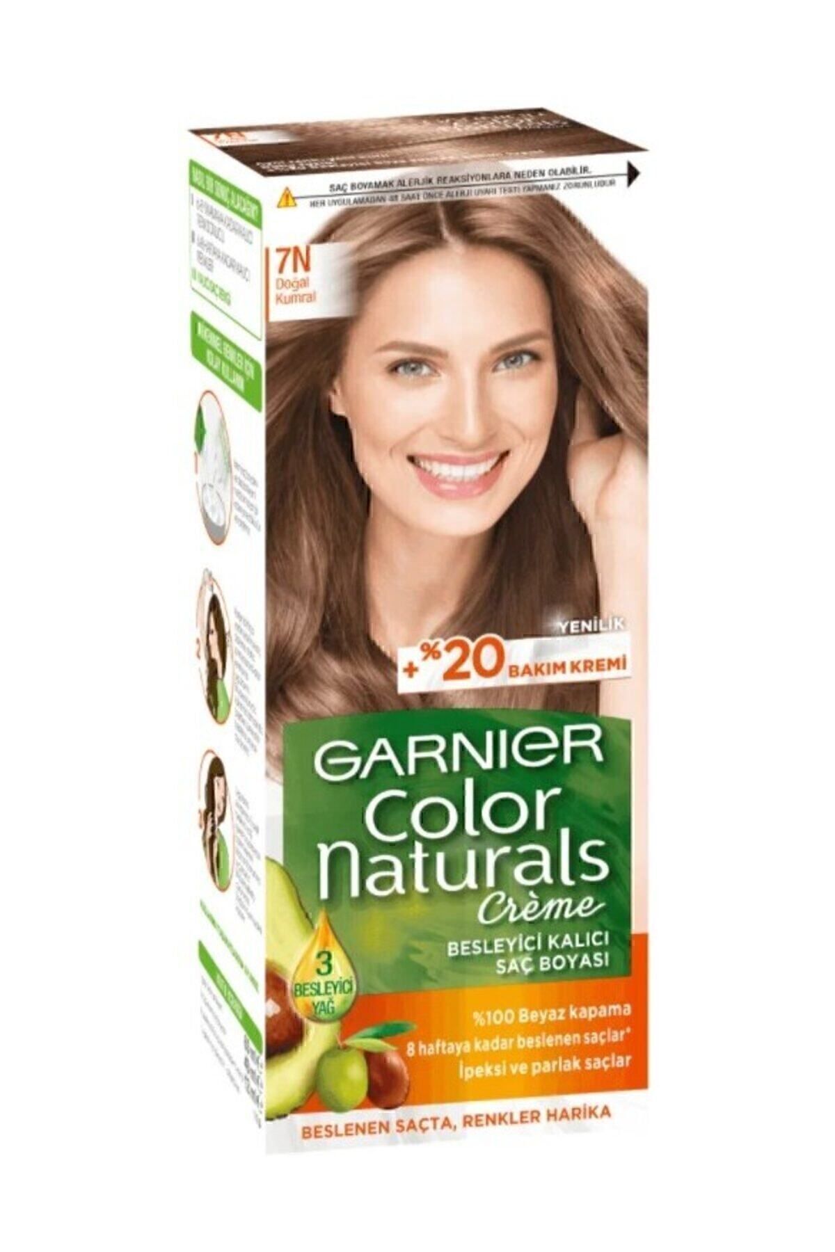 Garnier Color Naturals Saç Boyası 7N Doğal Kumral
