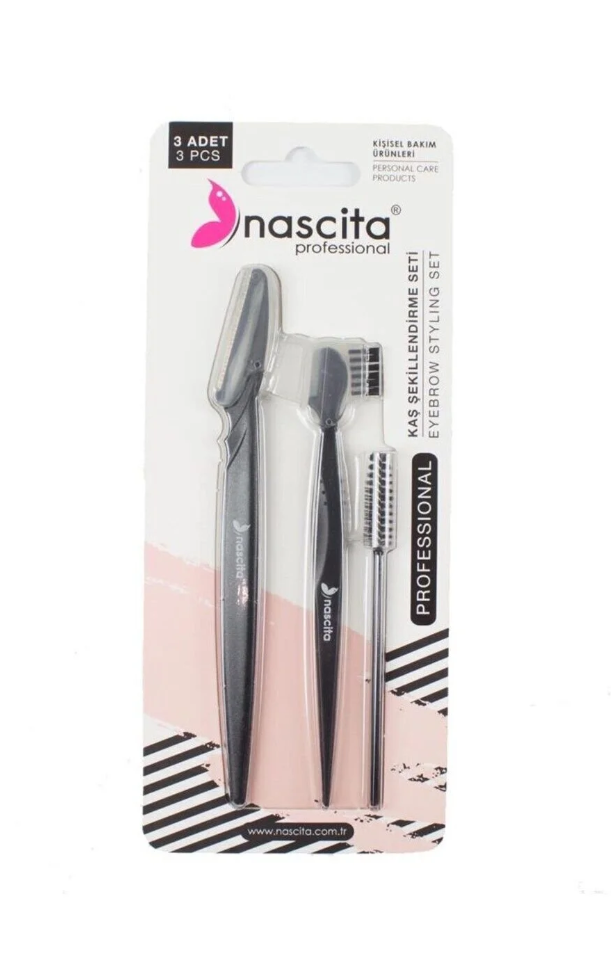 Nascita (6966) Kaş Şekillendirme Seti 3 Lü