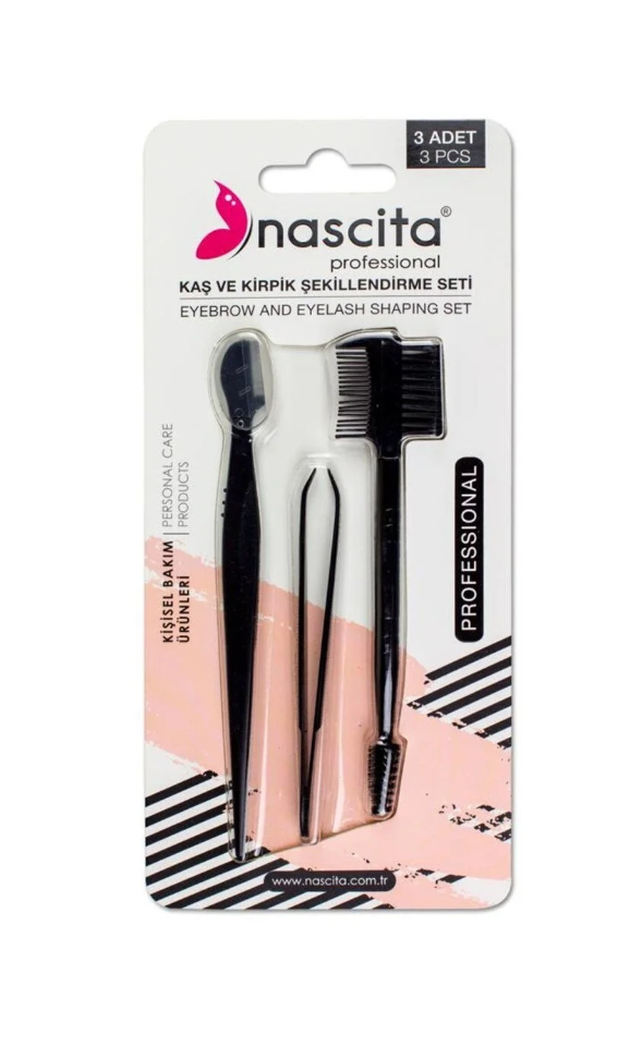 Nascita (9974) Kaş & Kirpik Şekillendirme Seti