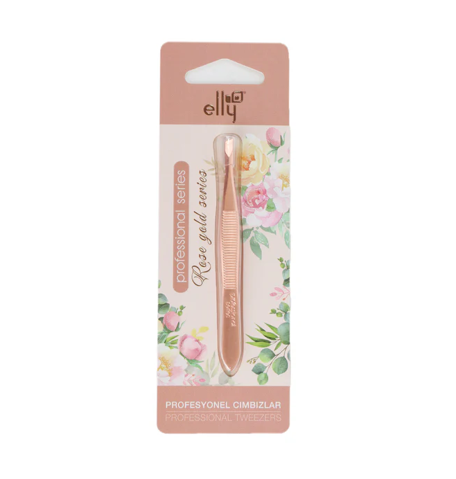 Elly (2469) Rose Gold Eğimli Cımbız