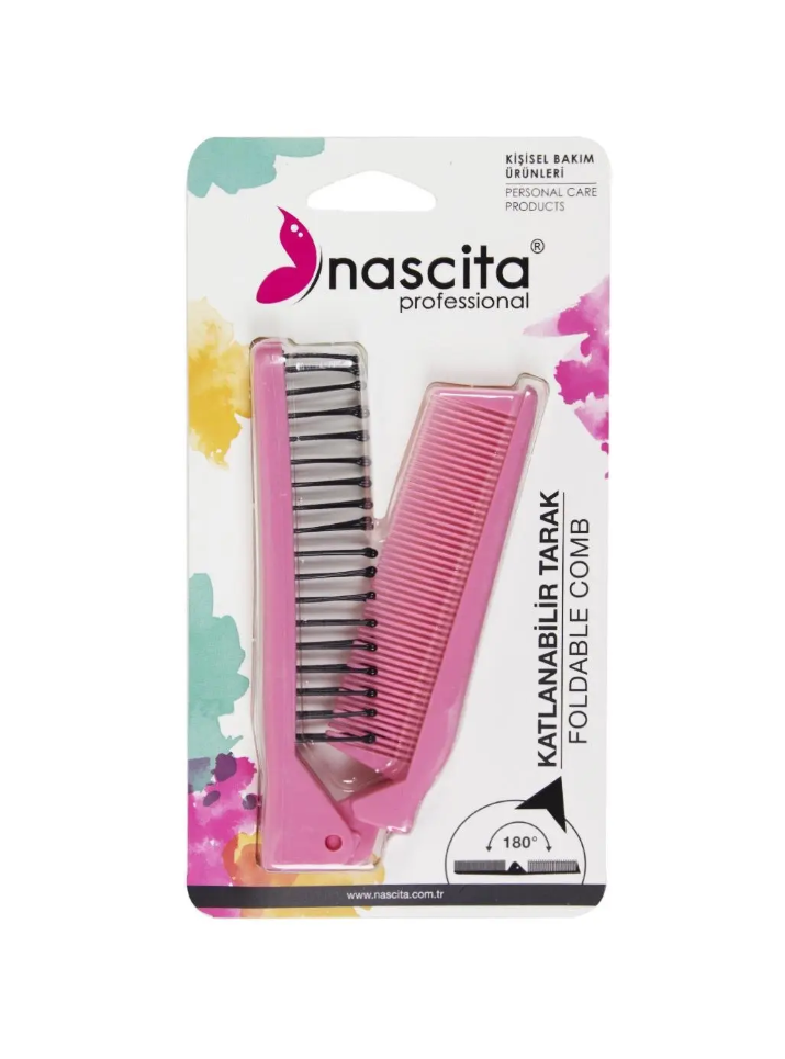 Nascita (2746) Açılır Kapanır Tarak Pembe