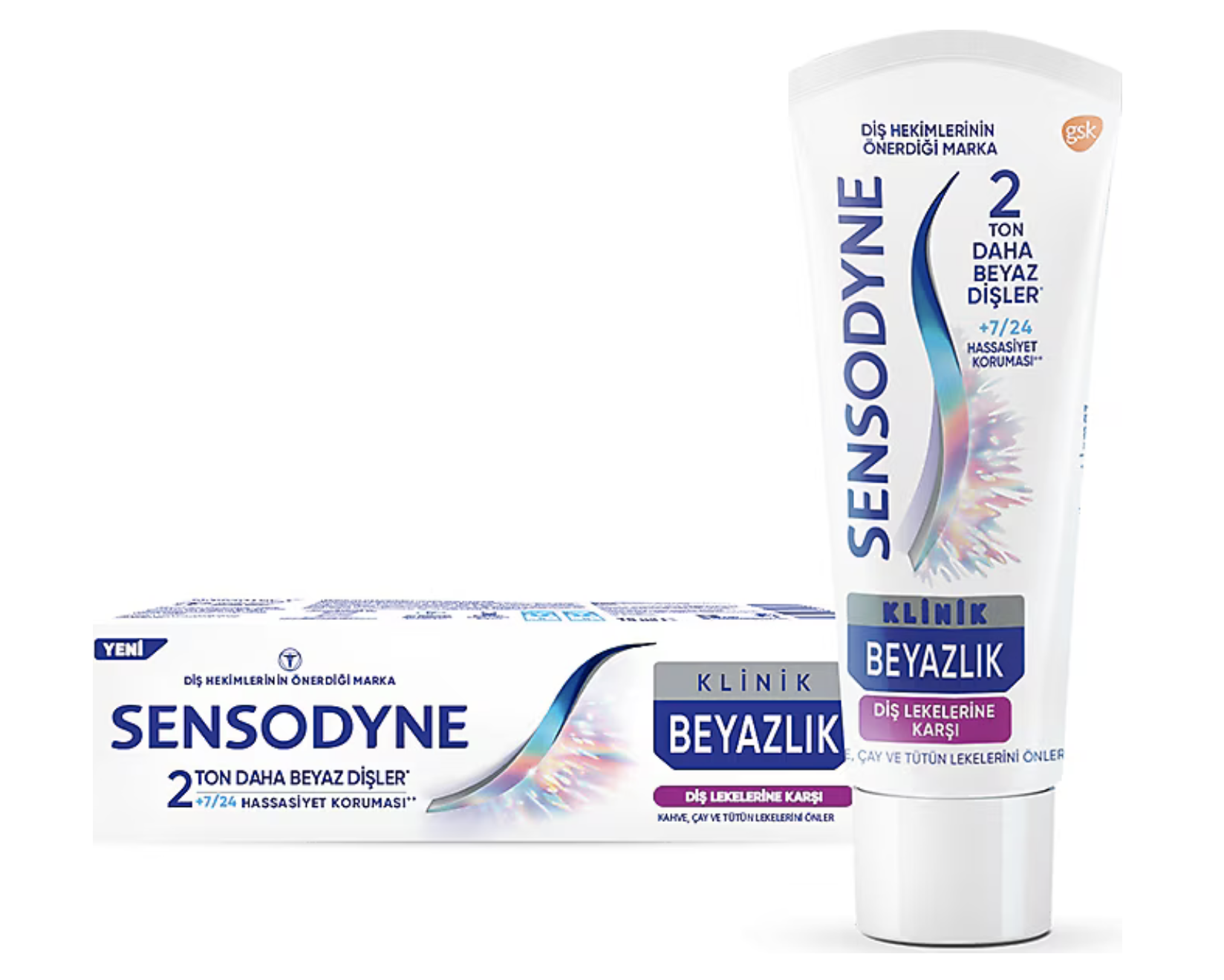 Sensodyne Diş Macunu Klinik Beyazlık Diş Lekelerine Karşı 75 ml