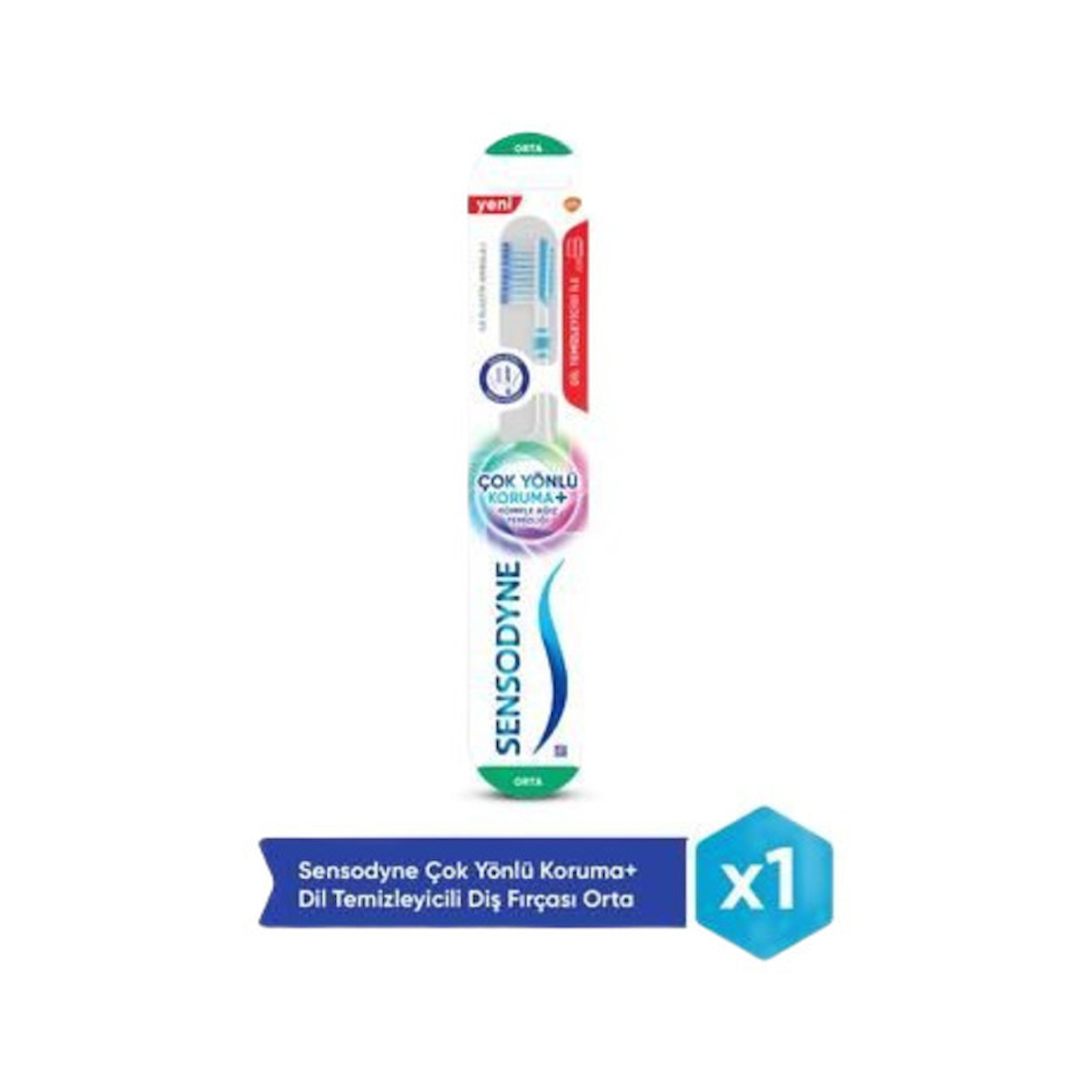 Sensodyne Koruma Dil Temizleyici Diş Fırçası Orta