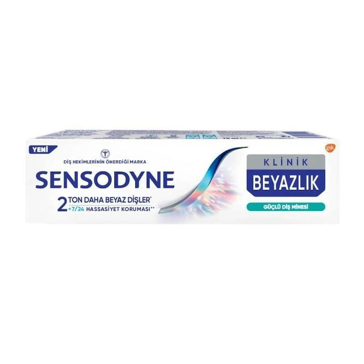 Sensodyne Klinik Beyazlık Güçlü Diş Minesi Diş Macunu 75ml