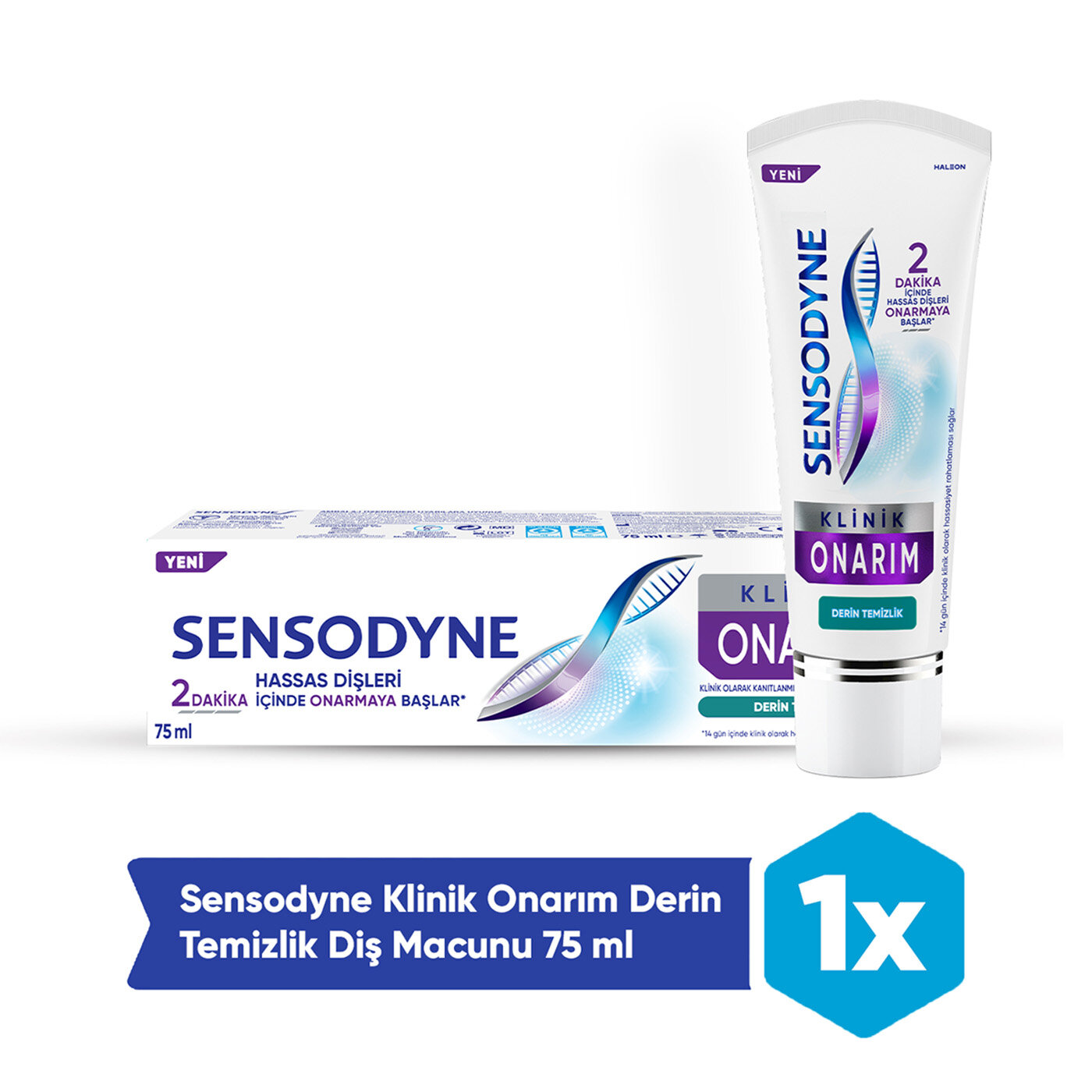 Sensodyne Diş Macunu Klinik Onarım Derin Temizlik 75 ml