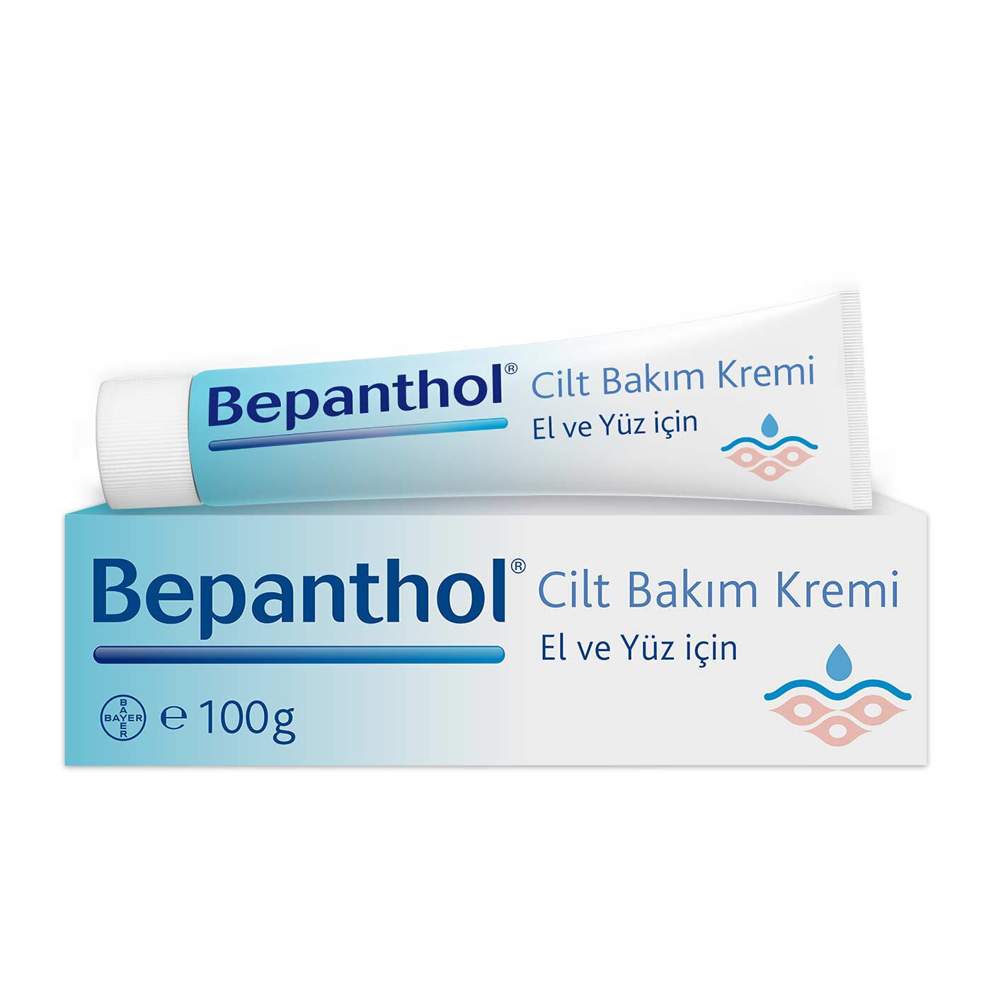 Bepanthol El ve Yüz İçin Nemlendirici Cilt Bakım Kremi 100 gr