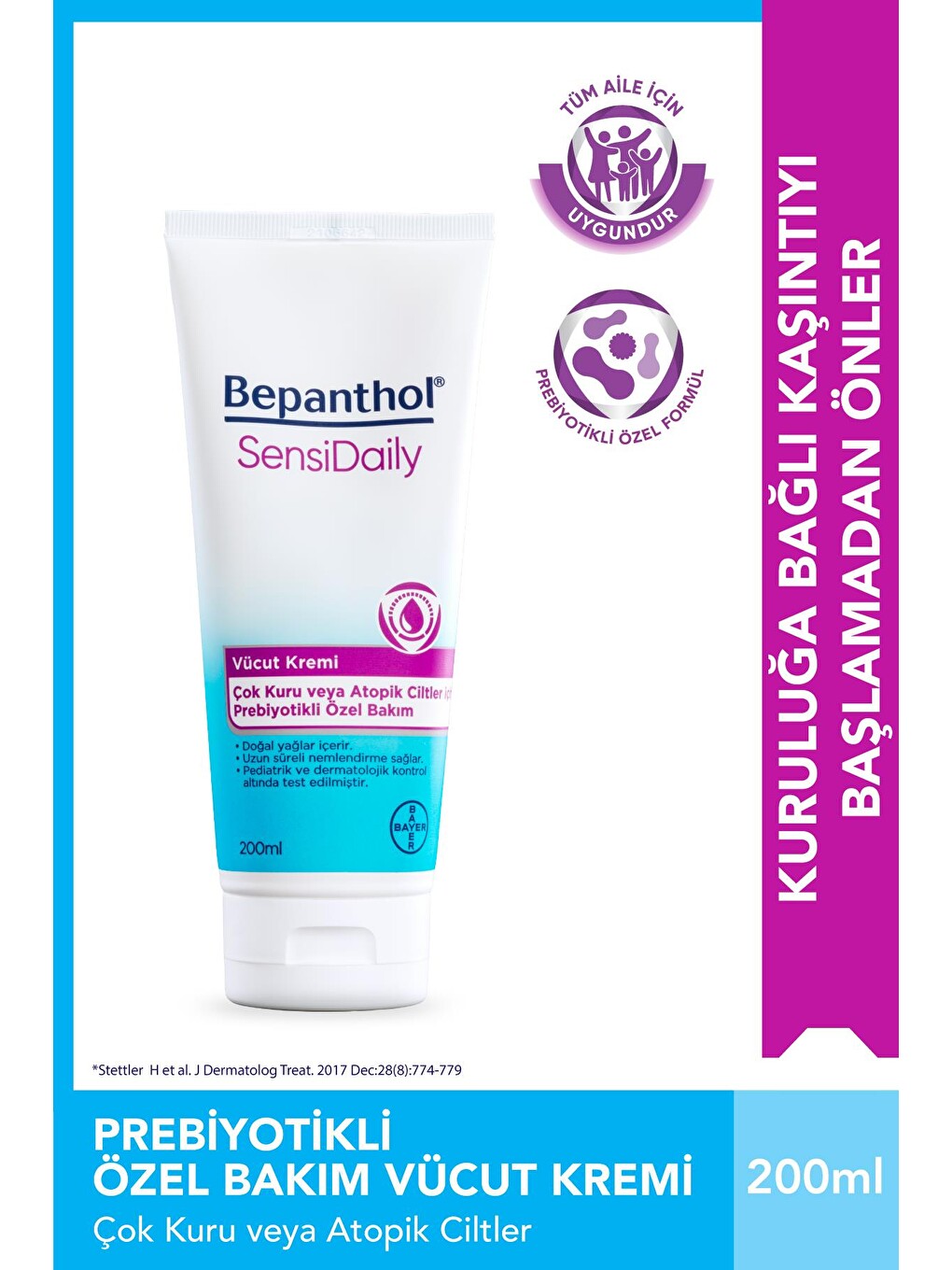 Bepanthol SensiDaily Nemlendirici Vücut Kremi 200 ml
