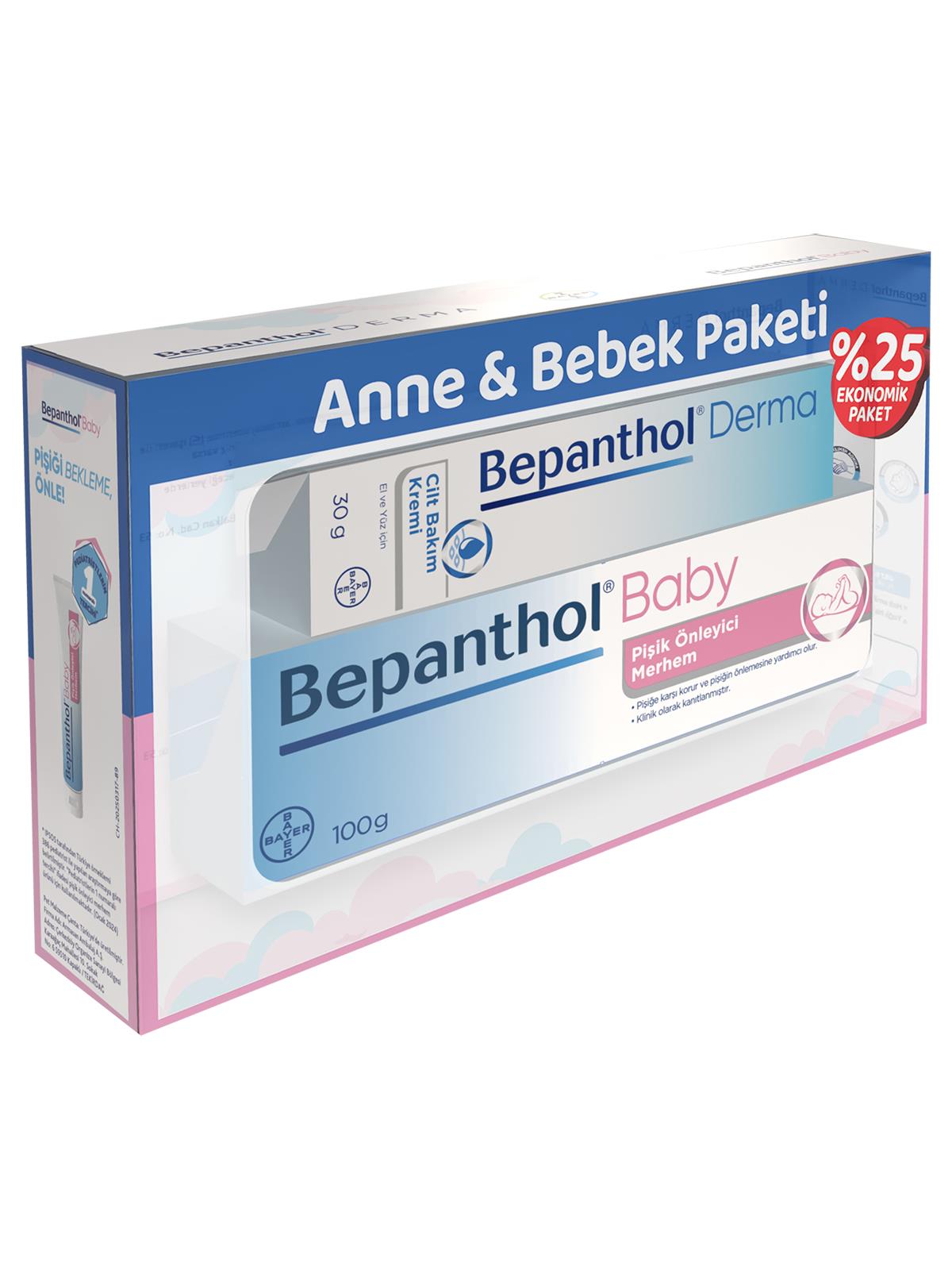 Bepanthol Baby Pişik Kremi 100 gr + Cilt Bakım Kremi 30gr