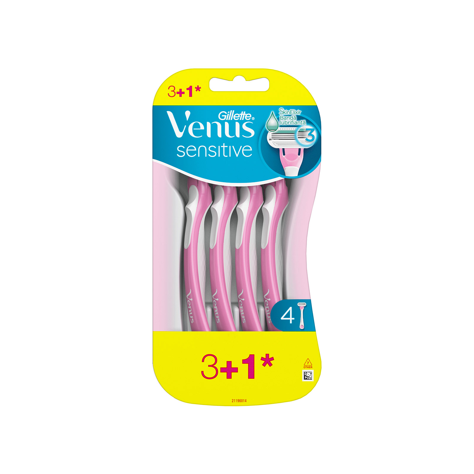 Gillette Venus Extra Comfort Sensitive 3+1'li Tıraş Bıçağı