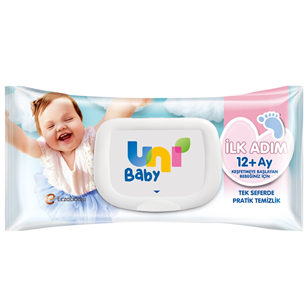 Uni Baby İlk Adım Islak Mendil 52'li