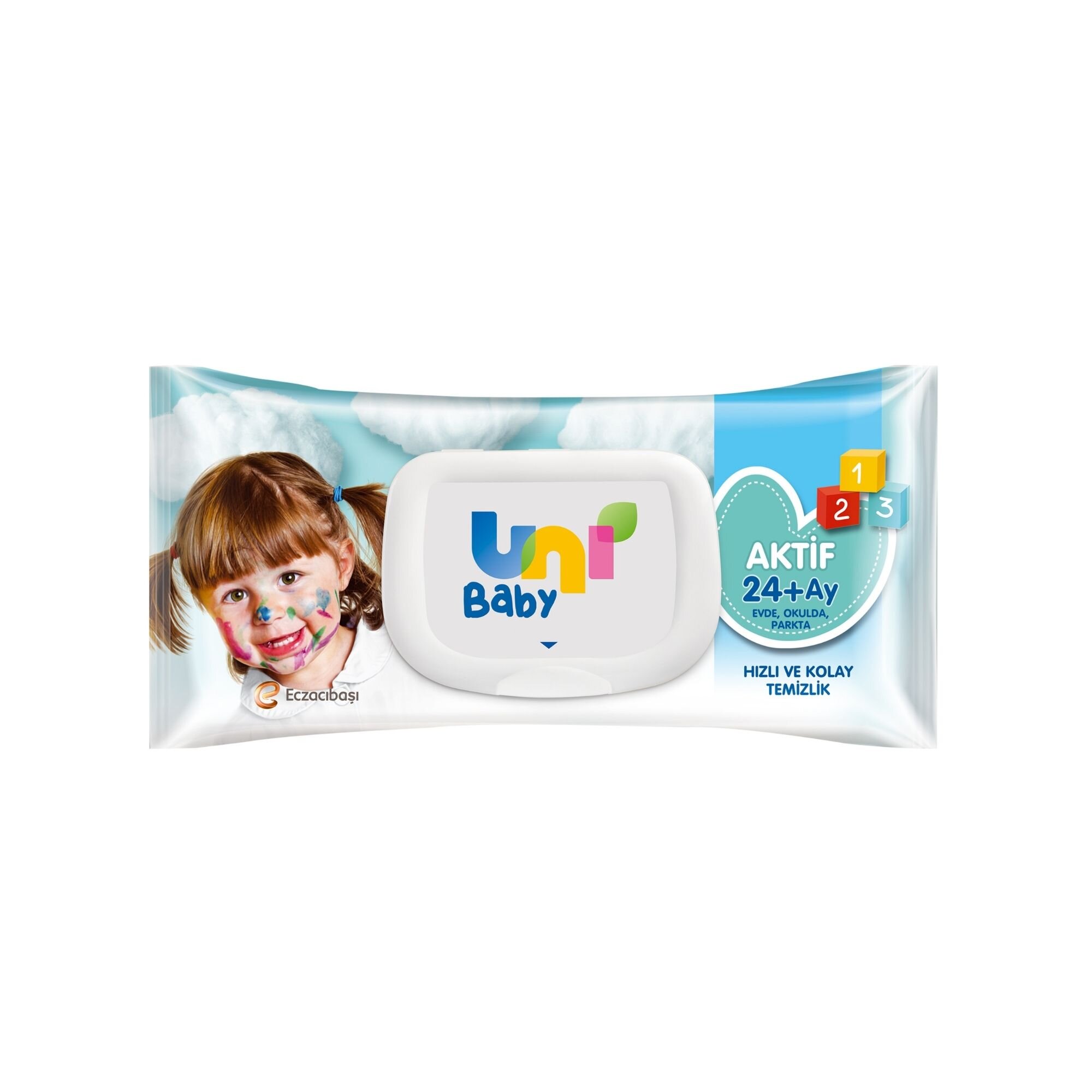 Uni Baby Islak Havlu Aktif 72'li