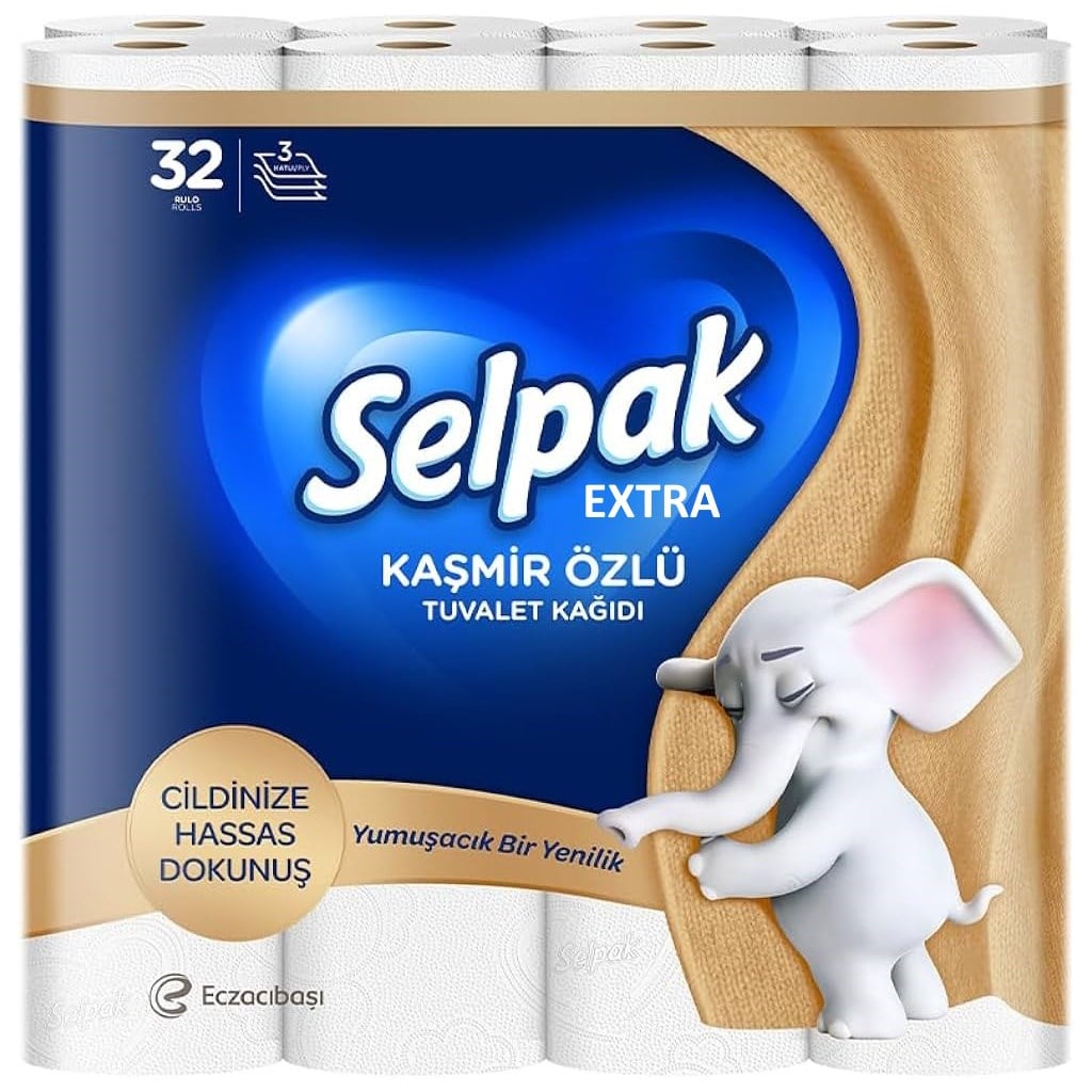 Selpak Extra Tuvalet Kağıdı Kaşmir Özlü 32'li
