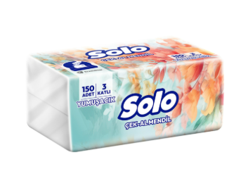 Solo 3 Katlı Çek Al Mendil 150li