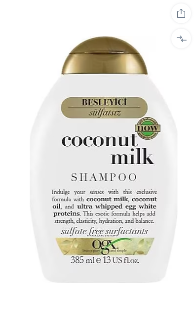 OGX Şampuan 385ml Coconut Milk Besleyici