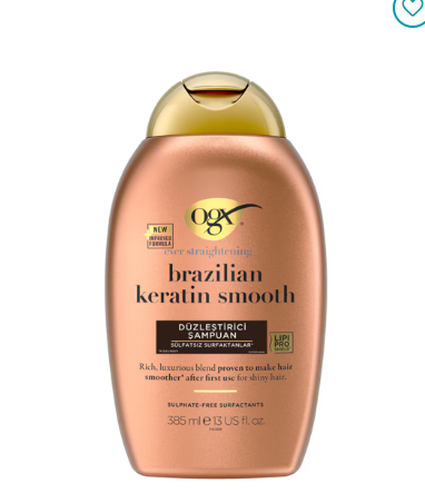 OGX Şampuan 385ml Keratin Düzleştirici
