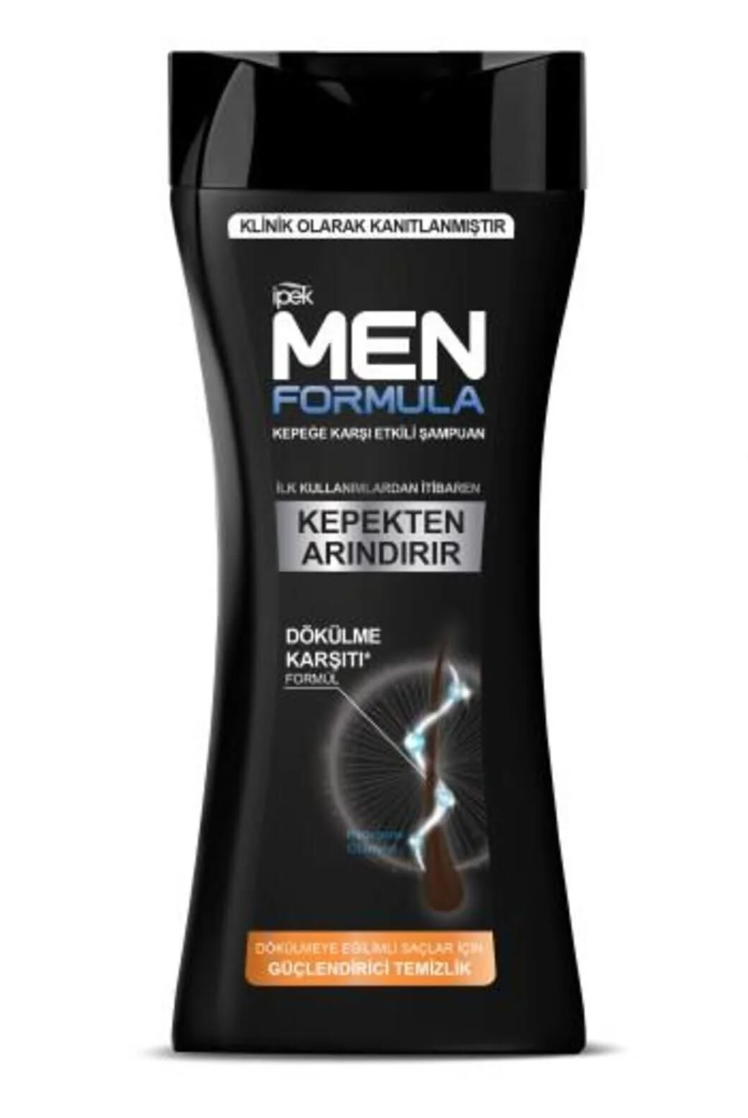İpek Ipek Men Formula Kepeğe Karşı Etkili Şampuan - Dökülmeye Eğilimli Saçlar