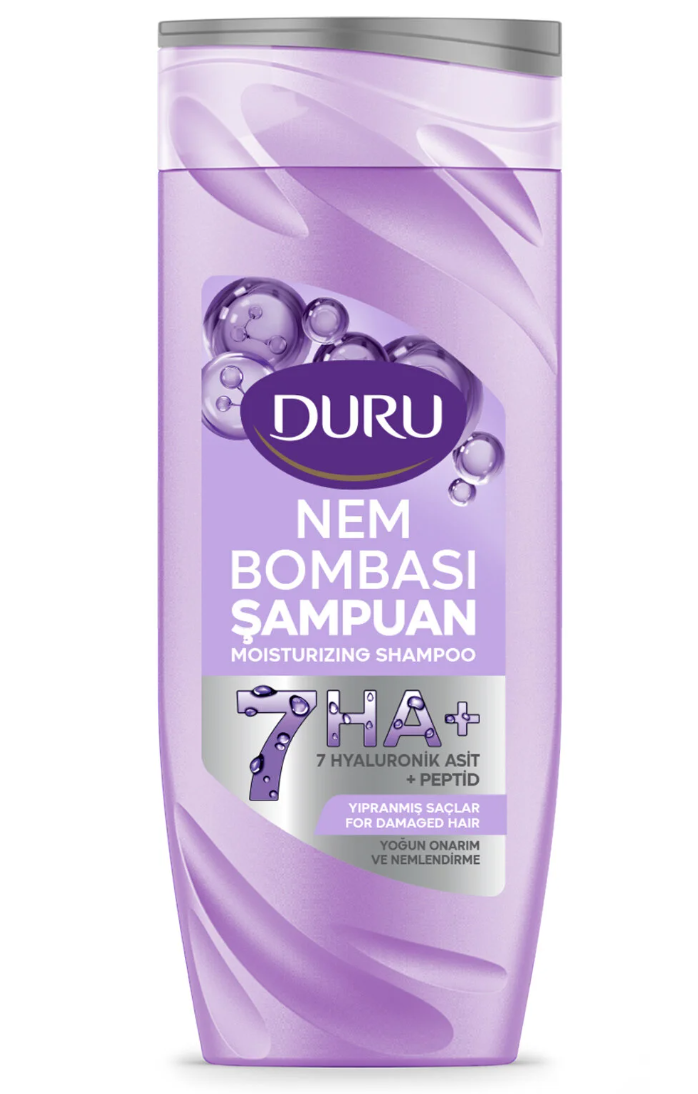 Duru Nem Bombası Yıpranmış Saçlar İçin Yoğun Onarıcı ve Nemlendirici Şampuan 400 Ml
