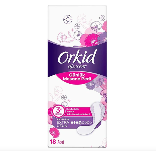 Orkid Mesane Pedi Ekstra Uzun Süper Ekonomik Paket 18'li