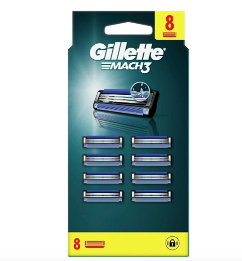 Gillette Mach3 Avantajlı Yedek Tıraş Bıçağı 8'li