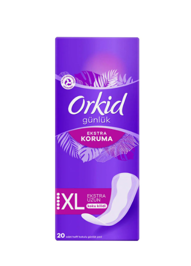 Orkid Günlük Ekstra Koruma Günlük Ped Extra Uzun 20'li