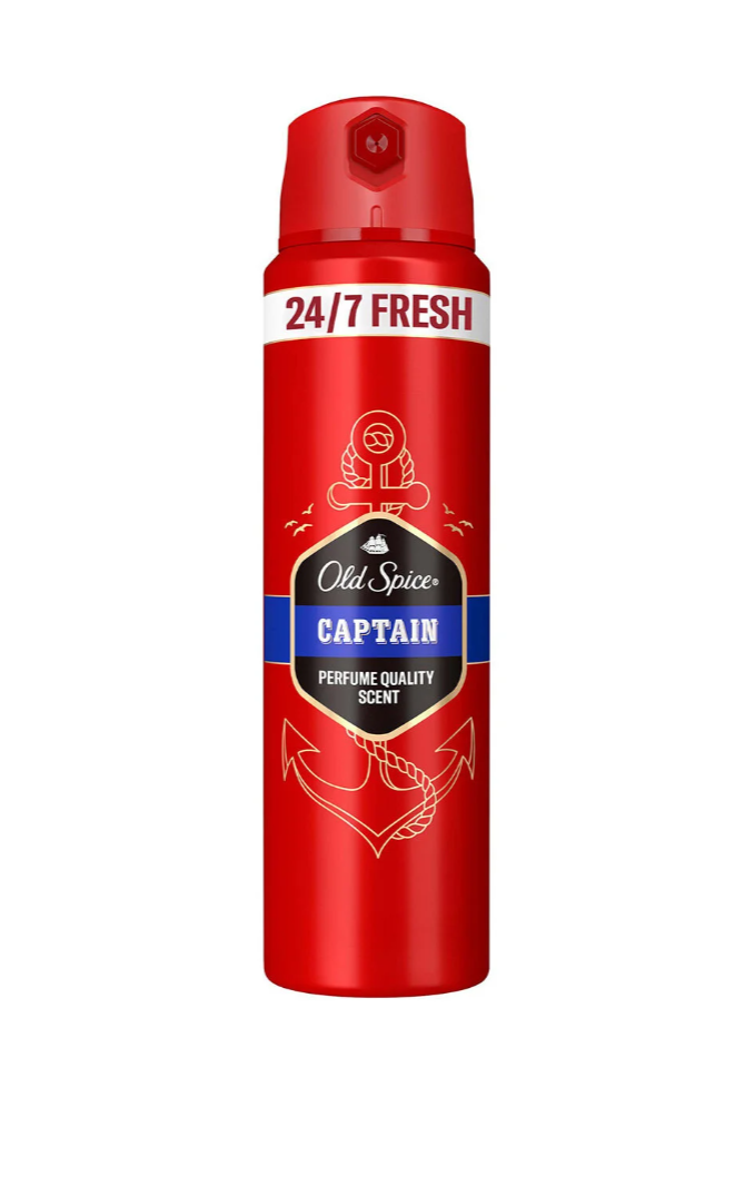 Old Spice Captain Erkek Sprey Vücut Deodorantı 150 ml
