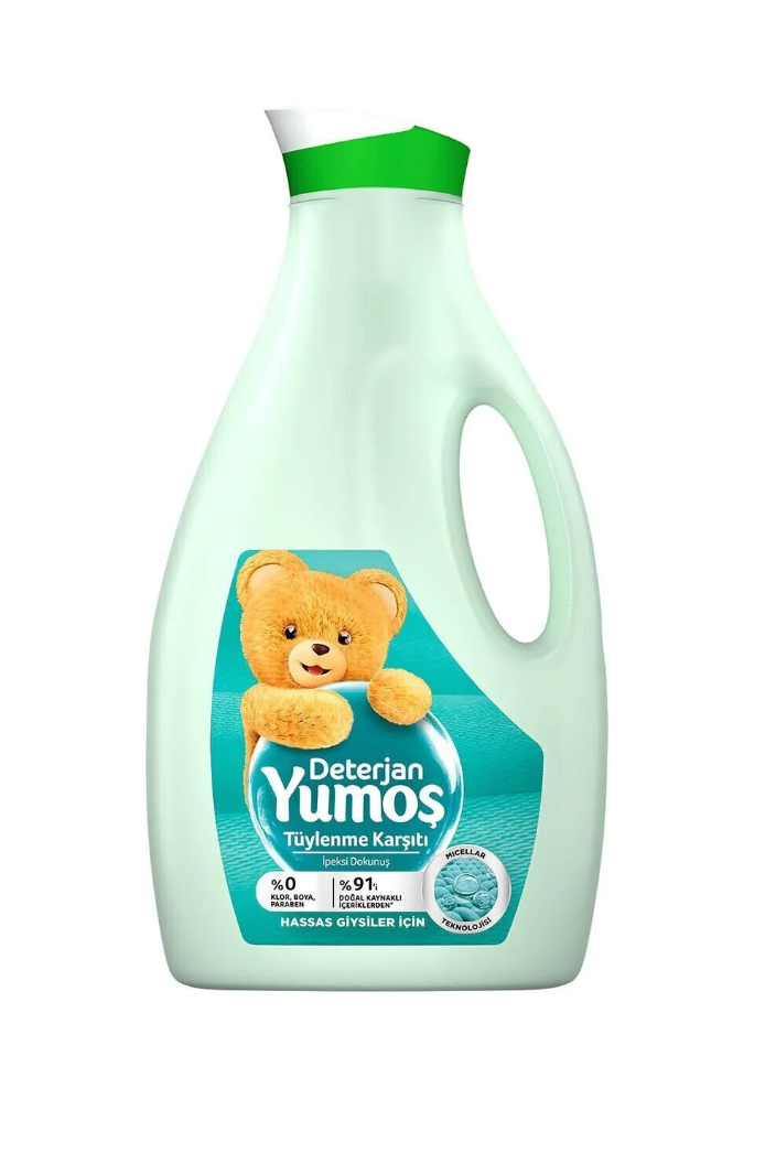 Yumoş Sıvı Deterjan Hassas Giysiler İçin İpeksi Bakım 2520 ml