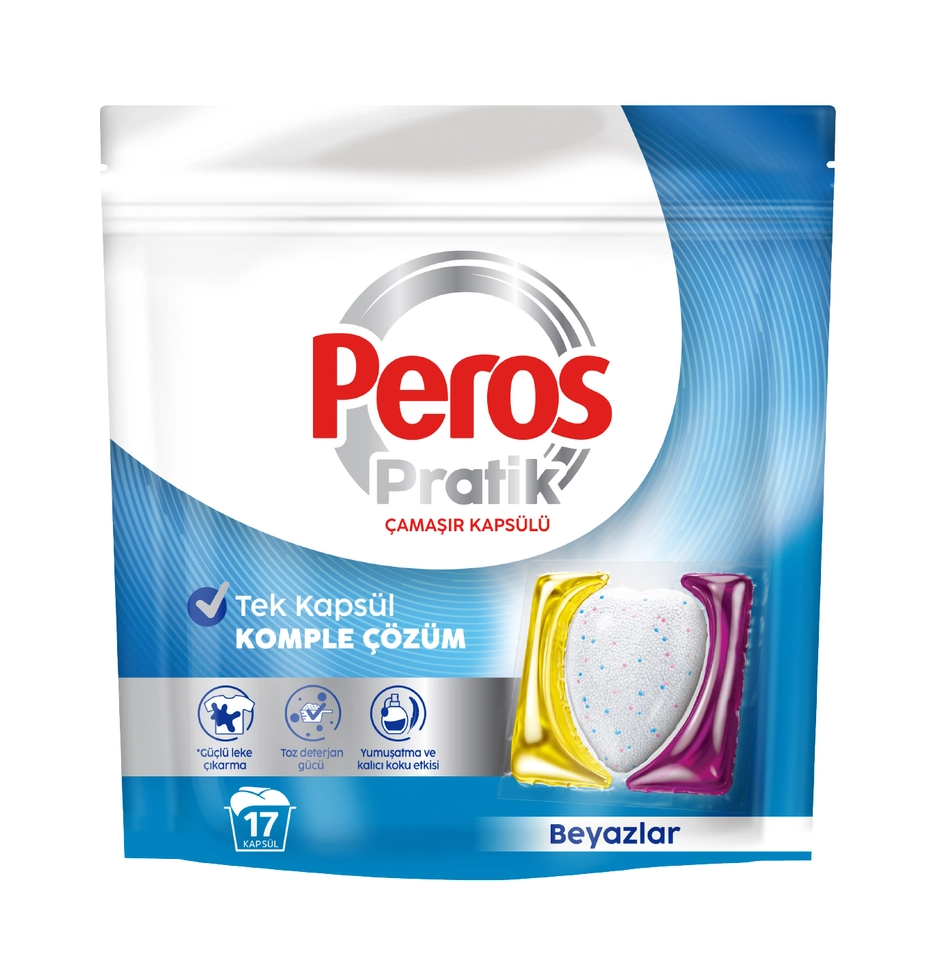 Peros Pratik Beyazlar Çamaşır Kapsülü 17'li