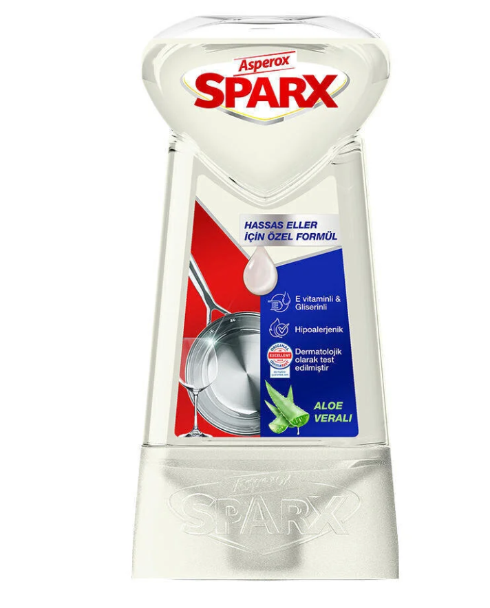 Asperox Sparx Aleo Veralı Sıvı Bulaşık Deterjanı Losyon 650 ml