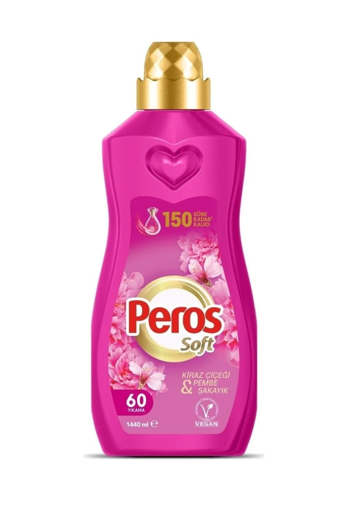 Peros Konsantre Yumuşatıcı Kiraz Çiçeği & Pembe Şakayık 1440 ml