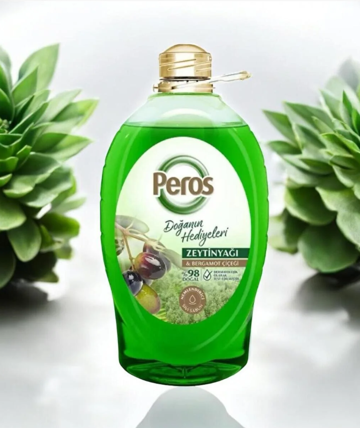 Peros Zeytinyağı & Bergamot Çiçeği Sıvı Sabun 3 Kg