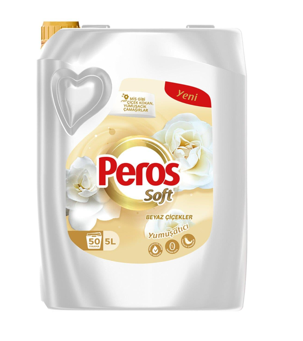 Peros Yumuşatıcı 5 lt Beyaz Çiçekler 50 Yıkama