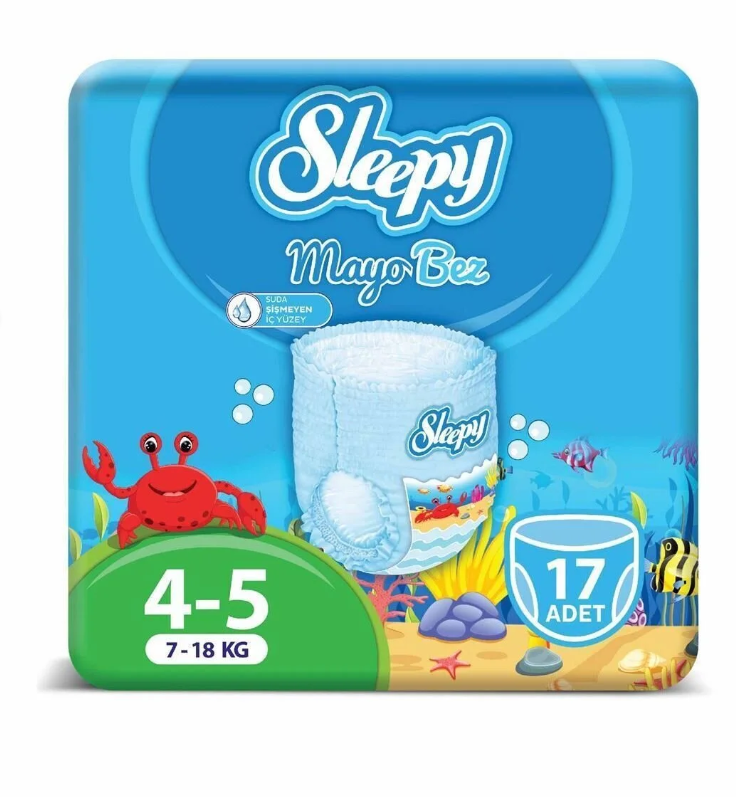 Sleepy Mayo Külot Bez 5 Beden Junior 17 Adet 7-18 Kg
