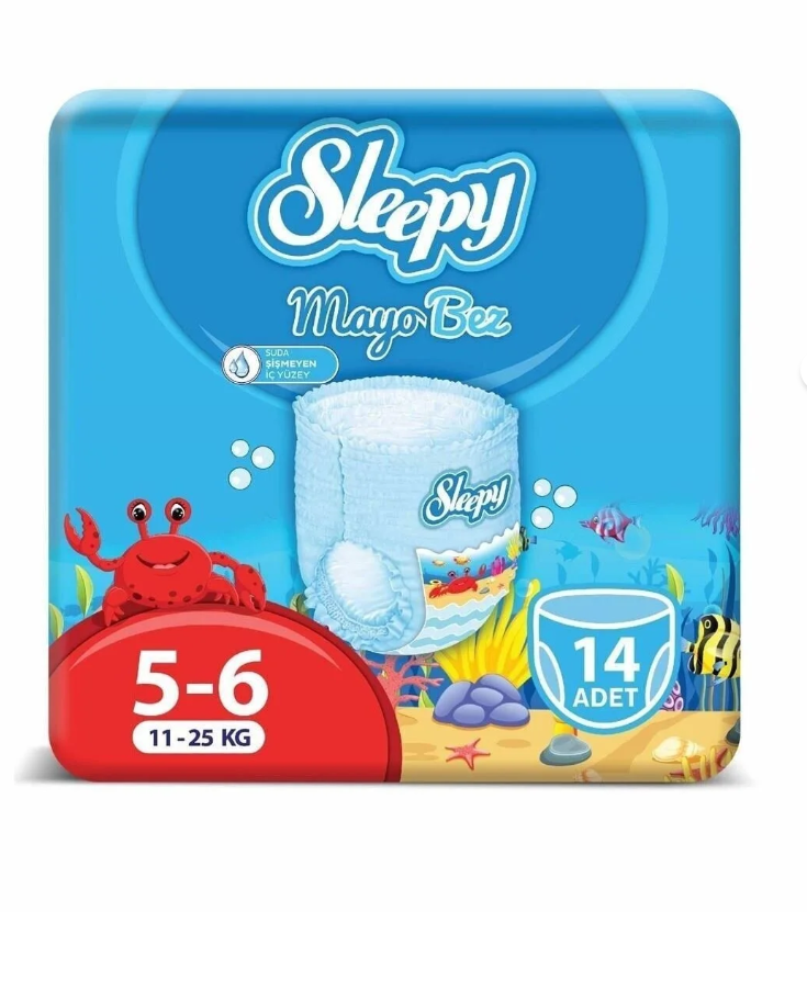 Sleepy 6 Beden Xlarge Mayo Külot Bez 14 Adet 11-25 Kg