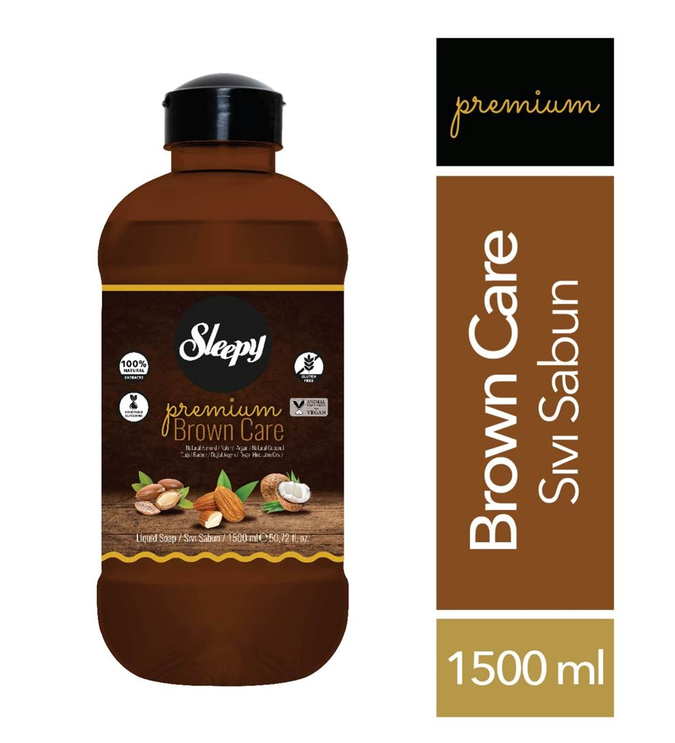 Sleepy Premium Brown Care Serisi Sıvı Sabun 1500 ml