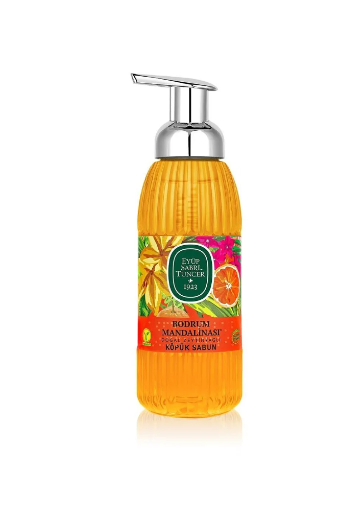 Eyüp Sabri Tuncer Bodrum Mandalinası Doğal Zeytinyağlı Köpük Sabun 500 ml