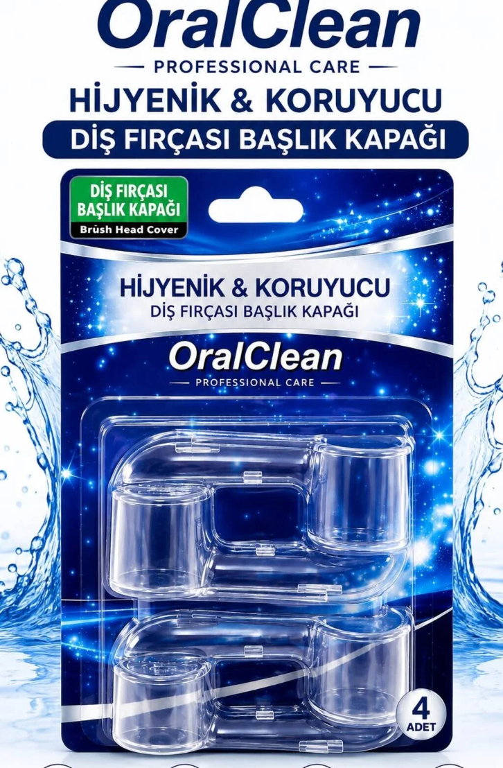 oral clean Professional Care Hijyenik Diş Fırçası Başlık Kapağı