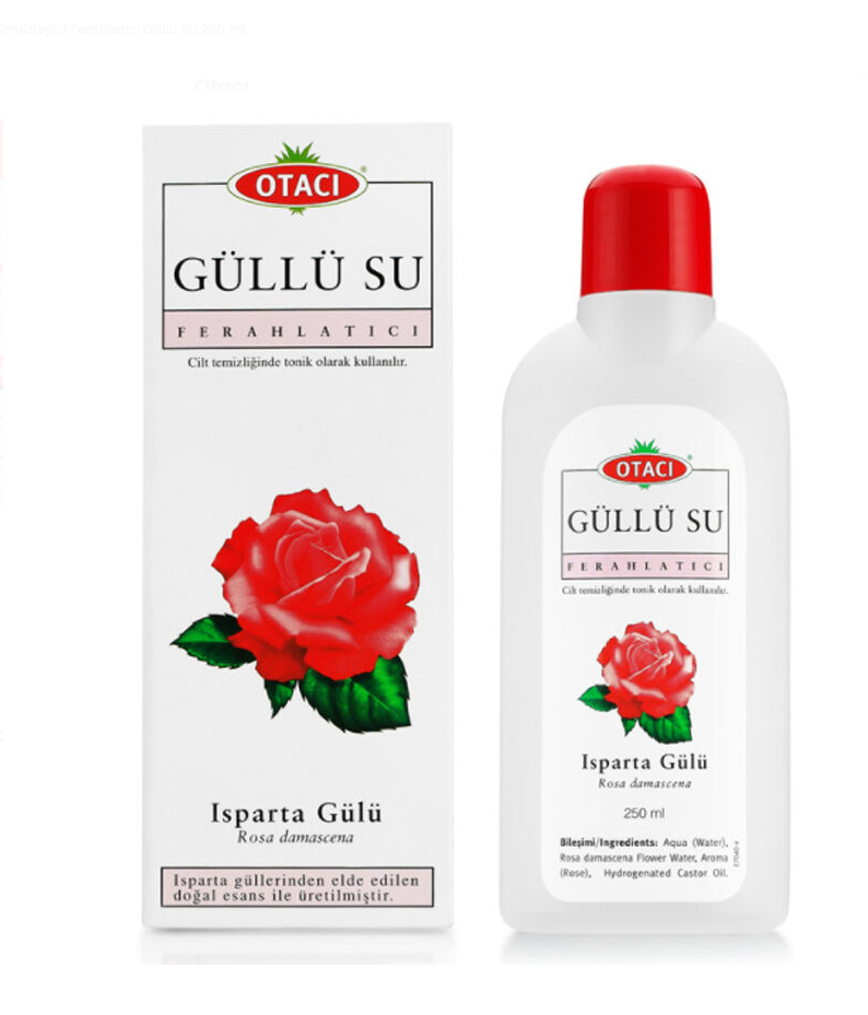 Otacı Temizleyici Ferahlatıcı Güllü Su 250 ml