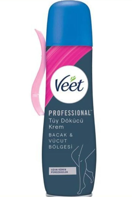 Veet Professional Tüy Dökücü Krem Sprey Bacak&Vücut Bölgesi Hassas Ciltler 150ml