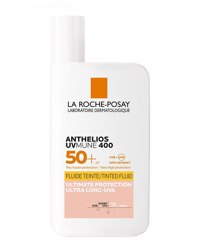 La Roche Posay Anthelios UVmune400 Invisible Fluid Tüm Cilt Tipleri İçin Renkli SPF50+ Yüz Güneş Kremi 50 ml